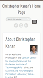 Mobile Screenshot of chriskanan.com