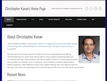 Tablet Screenshot of chriskanan.com